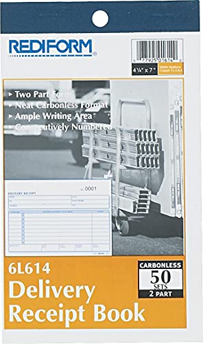 Rediform Rediform Carbonless Delivery Receipt Books (RED6L614) - Thumbnail 2