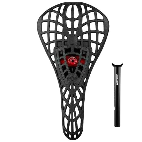 VFdthR Bike Seat Bicycle Saddle With Seatpost,248mm Spider MTB Dirt Jump Seat,Shock Absorber Bike Cushion,25.4/27.2/30.9mm Post(RD Aluminum 25.4)