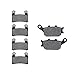 KMG 2001-2006 Honda CBR 600 F4i Sport Front + Rear Non-Metallic Organic NAO Brake Pads Set