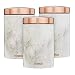 Produktbild TOWER Dosen, Weißer Marmor Roségold, Set of 3