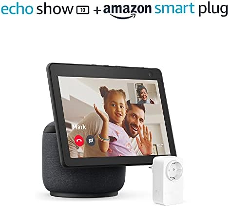 Echo Show 10 (3.ª generación), Antracita + Amazon Smart Plug (enc...
