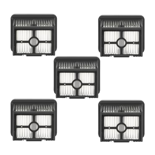 (5 Pieces) HEPA Filters Compatible for Dreametech H12 Pro/ H13 Pro/ H12DUAL/ M12 Wet Dry Vacuum Cleaner Filter Kit, Replacement Parts 5 Filters