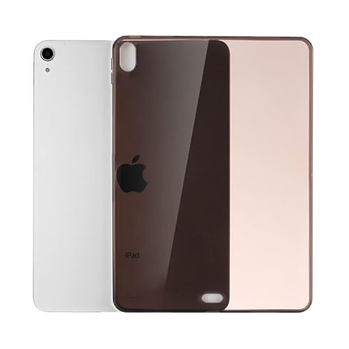 Asgens iPad Mini 6/7 (A17 Pro) 8.3インチ ブラッククリアケース、スリムシリコンケース 柔軟なソフトTPU バックカバー iPad Mini 第6/7世代 2021/2024、モデルA2567 / A2568 / A2569 / A2993 / A2995 / A2996用