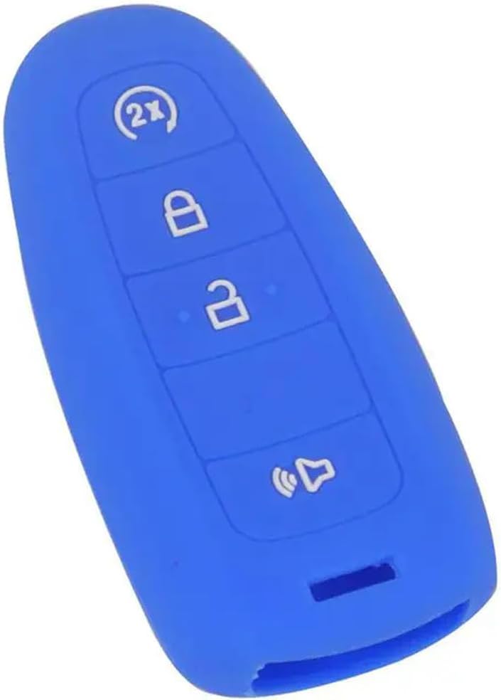 Remote 4 Buttons Silicone Smart Car Key Case Cover Shell Car-styling For Ford Edge