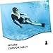 OHPHCALL 1Pair Plastic Swimming Fins for Adults Versatile Snorkeling and Swim Training Necessities Comfortable Fit for Durable and Lightweight Flippers