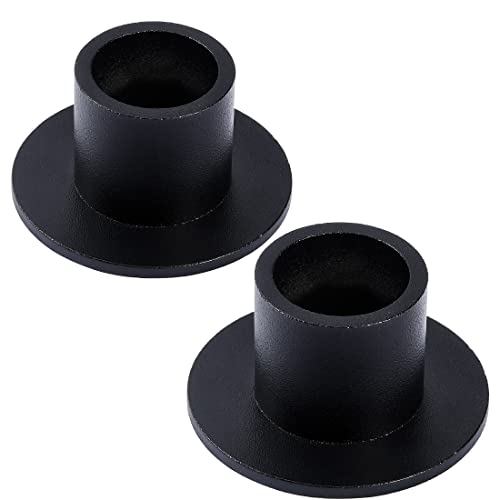 2PCS Black Taper Candle Holders, Matte Iron Candlestick Holders Centerpieces for Home Decoration, Wedding Anniversary, Party, Housewarming Gifts.
