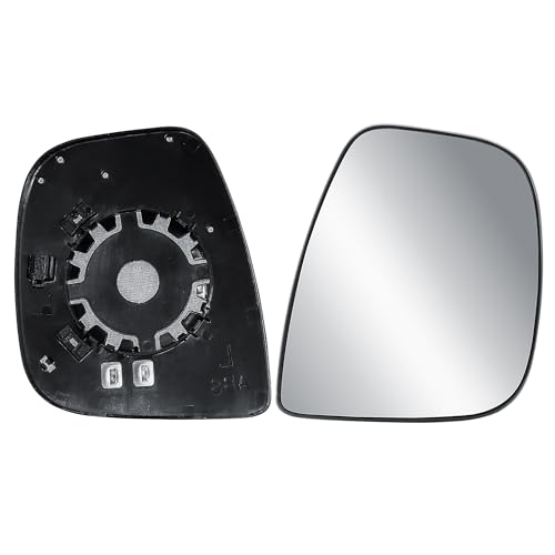 Driver Right Side O/S Door Wing Mirror Replacement Glass Heated with Back Plate for Citroen Dispatch Berlingo Peugeot Expert Partner Vauxhall Vivaro Combo Fiat Scudo Doblo 2016-2025