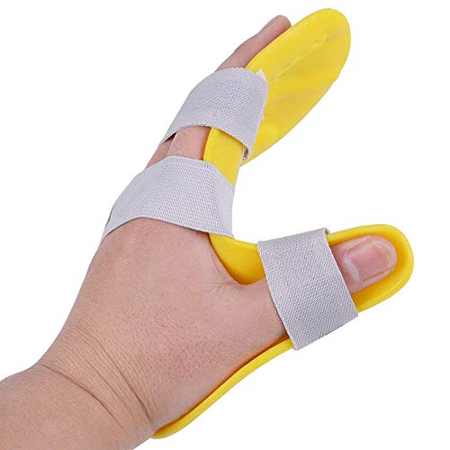 genmine Finger Training Board Finger Splint Fingerboard Train Finger Orthotic Point Stroke Rehabilitation Equipment Medical Hand Wrist Training Orthosis Device Brace Support (Left Hand)