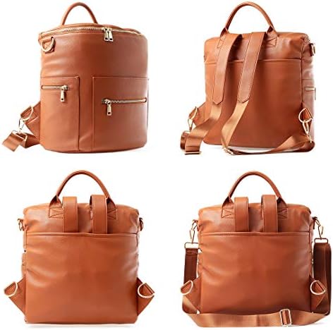 amazon leather diaper bag