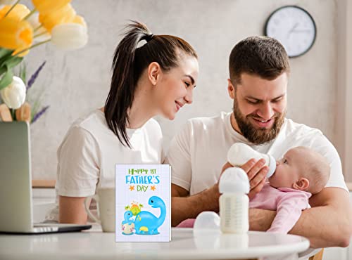 Whatsign Happy 1St Fathers Day Card First Fathers Day Greeting Cards For Father To Be New Dad First Time Fathers Soon To Be Dad To Be Father's Day Gift Cards From Wife Baby Son Girl Daughter #TOP3