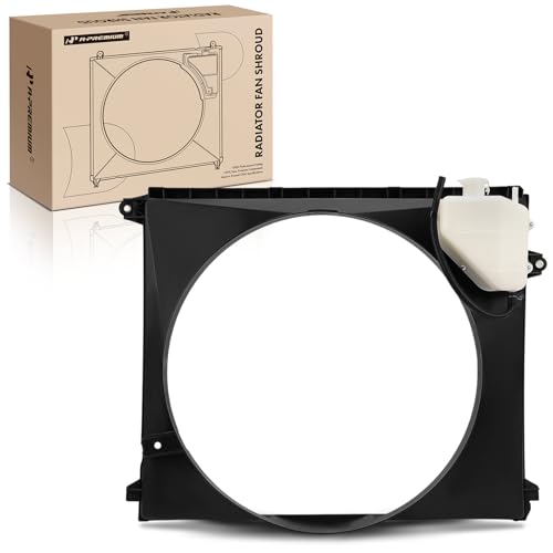 A-Premium Engine Radiator Cooling Fan Shroud with Coolant Reservoir Compatible with Toyota Tacoma 2016-2023 3.5L Replace # 167110P320