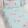 FiFi Flamingo Eenpersoons dekbedovertrek en kussensloop Set Polycotton Kids Beddengoed Set