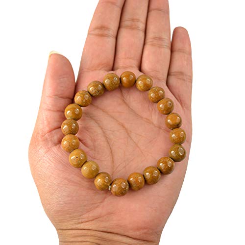 Image of Reiki Crystal Products Natural Crystal Stone Bracelet 8 mm Round Beads for Men & Women | Gemstone Jewellery Bracelet | Reiki Charged | Multiple Stone Variants Available