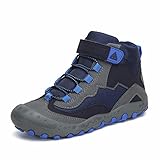 Mishansha Trekkingschuhe für Kinder Wanderschuhe Leicht Sommer Jungs Sneaker Schnellverschlüsse Wander Schuhe Sportiva Unisex Blau B 30 EU