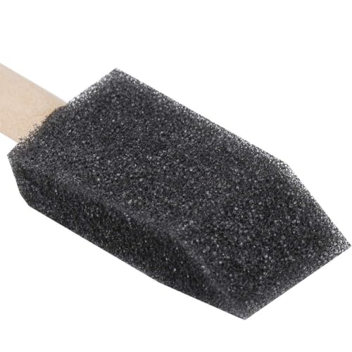 Miniatura 7 de 50 Pinceles De Pintura De Espuma,Pincele De Esponja De 1 Pulgada Con Mango De Madera,Para Pintar Y Teñir, Manualidades Y Manualidades, Esponjas De Arte, Sellos De Pintura Acrílica