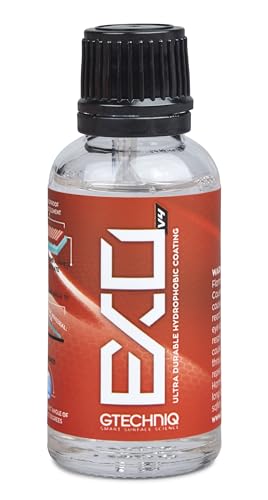 Gtechniq EXO Crystal Hydrophobic, Dirt Repellent Coating for Cars, Easy to Apply - 50ml (Sufficient for 1 Med-Large Car) - 18-24 Month Protection