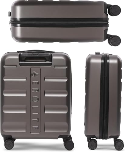 Aerolite Expandable 55x40x20cm to 55x40x23cm Ryanair Priority Wizz Air Priority & More Max Size Lightweight Hard Shell Carry On Hand Cabin Luggage Suitcase 55x40x20 55x40x23 with 4 Wheels (Charcoal) - Image 7