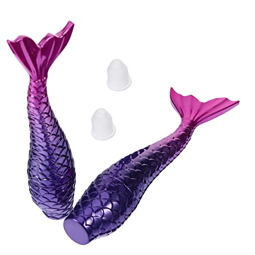 2 Piezas Lápiz de Ojos transatlántico Tubos Recargables Tubo de delineador de Ojos vacío lápiz delineador de Ojos Recargable Tubo de delineador de Ojos de Bricolaje el plastico