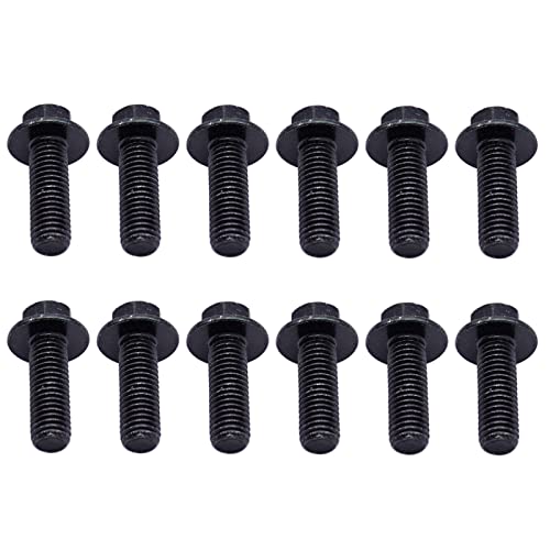 Habiiid Exhaust Manifold Bolts, Manifold Header Bolts For Gm Ls1 Ls3 Ls2 Lsx Lt Series Engines Replaces Ict Billet 551696 12 Pcs #TOP3