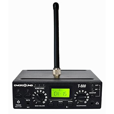 Enersound 50-Person Professional Simultaneous Interpretation System for 3 Languages with Full Relay Capabilities - US-based and Phone Support