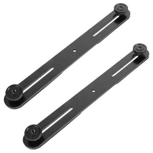 Soporte de extension de flash ajustable ULTECHNOVO con doble barra T resistente para iluminacion