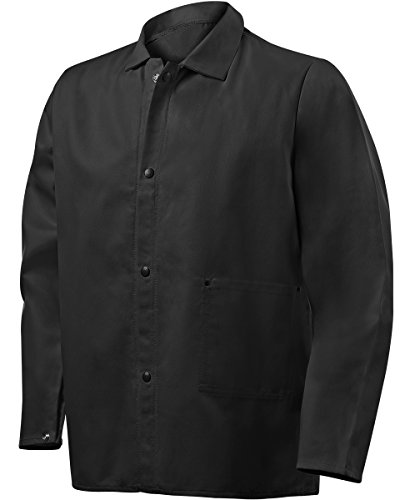 Steiner 1080-L 30-Inch Jacket, Weld Lite 9-Ounce Fire Resistant Cotton Black, Large