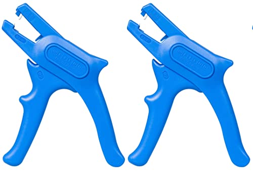 Image of WEICON Wire Stripper No. 5 Classic | 2-Pack | Automatic Stripper for 0.2-6 mm² Wire Stripper with Side Cutter