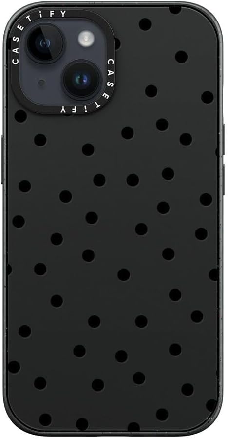 CASETiFY Impact iPhone 14 Case [4X Military Grade Drop Tested / 8.2ft Drop Protection/Compatible with Magsafe] - Chaotic Charm - Matte Black
