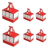 HAN SHENG 30 Pcs Hanging Cable Car Shaped Candy Boxes Paper Gift Boxes Wedding Favor Boxes Hanging Candy Boxes Packing Boxes for Wedding Christmas Birthday Party Ornament Container