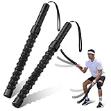 Battle Ropes,Übungsseil Tragbar Fitnessgeräte,Robuste Power Ropes,Noise-free Battle Rope,Einfach zu transportieren und für den Einsatz im Freien geeignet,2 Stück