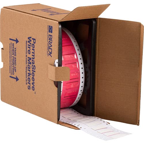 Brady HX-375-150-WT, 117082 Shrink Wire Marking Sleeve (Pack of 1000 pcs)