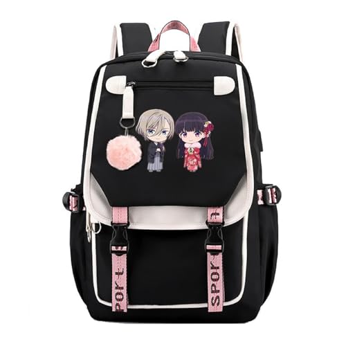 GO2COSY Anime Backpack My Happy Marriage Daypack Student Bag School Bag with USB port 3