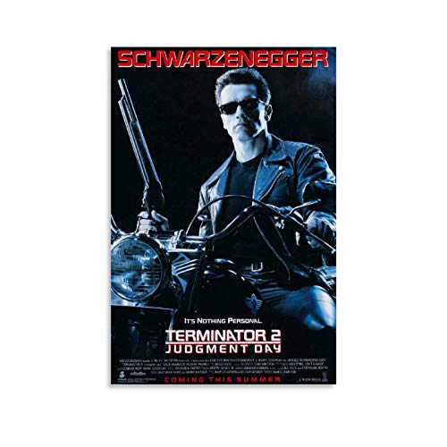 Póster de Terminator 2 de la película en lienzo y arte de la pared Cover