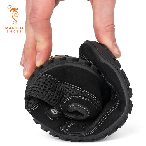 Miniatura 2 de Magical Shoes Zapatillas Deportivas Minimalistas Para Mujer, Zapatilla Minimalista Cómodas Ligeras Zapatos Descalzos, Calzado Barefoot, Talla 37 Vegan Night Negro, Explorer 2.0