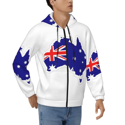 Sweat à capuche Australie épais pour vos soirées fraîches et voyages