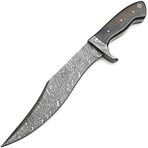 Custom Handmade Damascus Steel Hunting Bowie Knife -Sword/Chef Kitchen Knife/Dagger/Full Tang/Skinner/Axe/Billet/Cleaver/Bar/Folding Knife/Kukri/knives accessories/survival/Camping With Sheath 9178