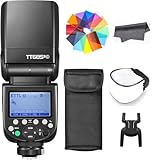 GODOX TT685II-C Flash Speedlight for Canon Camera, E-TTL 2.4G Wireless X System 1/8000s HSS TTL TCM Speedlite for Canon 6D 7D 5D Mark IV II III 90D 250D R5 (Upgraded TT685C)