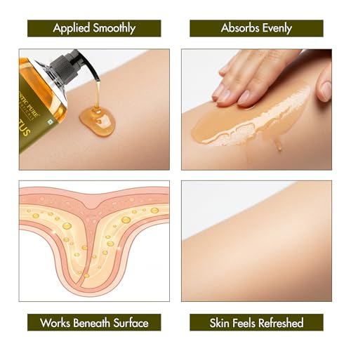 Image of MAJESTIC PURE Eucalyptus Mint Massage Oil for Massage Therapy - Refreshing, and Relaxing - Natural Oils with Eucalyptus Essential Oil - for All Skin Types - Men and Women Massage Lotion- 8 fl oz