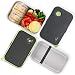 COMLIFE Fiambreras Bento 1000ml, Lunch Box con 2 Compartimentos, Caja de Bento...