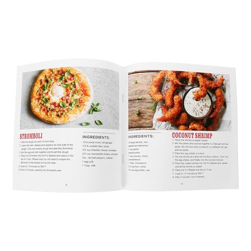 Image of Air Fryer Cooking Book, Paper Guide for Seafood Meals