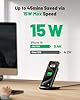 INIU Wireless Charger 2-Pack, 15W Fast Wireless Charger Stand with Sleep-friendly Adaptive Light Compatible with iPhone 17 16 15 14 13 12 Pro Max Samsung Galaxy S23 S22 S21 Google etc