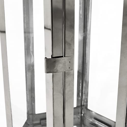 Christopher Knight Home Farnsworth Outdoor 16" Lantern - Stainless Steel - Silver #TOP6