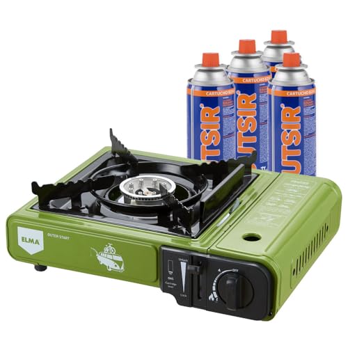 Cocina Camping Gas Doble Marca Elma