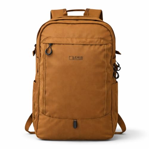 Lewis N. Clark 28L Hiking Daypack – Full-Size Trail Backpack with Padded Straps, Rain Cover & Removable Laptop Sleeve