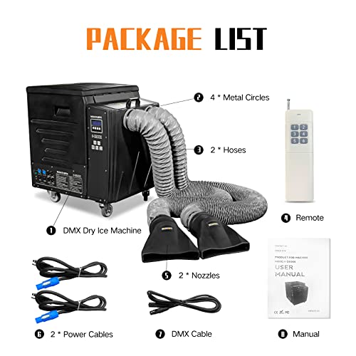 4000W Dmx Dry Ice Low Lying Fog Machine Stage Effect Machine For Dj Disco Concert Wedding Party Show #TOP6