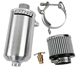 Moroso 85458 Aluminum Breather Tank Catch Can, #8AN Male Fitting