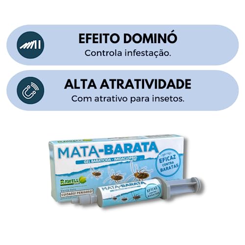 Veneno Mata Barata Gel 10gr Nao Mancha Nao Tem Cheiro