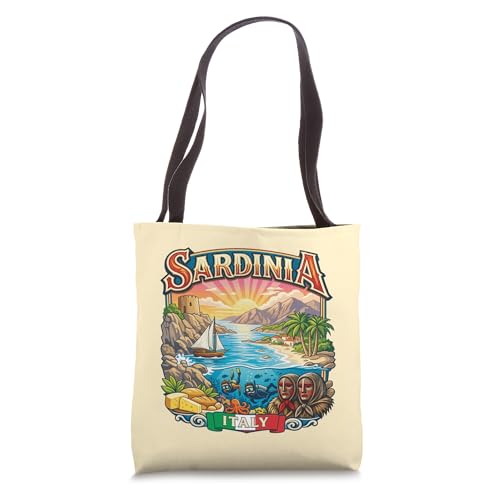 Sardinia Italy Italian Island Travel Vacation Souvenir Tote Bag