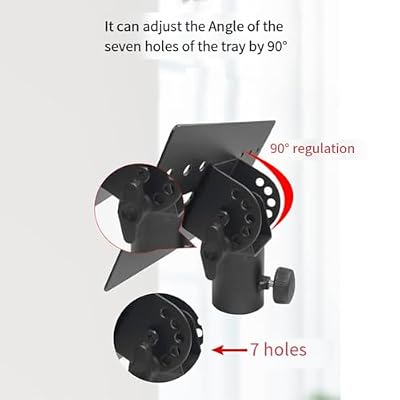 Rotatable 35mm Metal Mount Tripod Pole DJ Speaker Stand Adapter Top Cap Rotatable DJ Speaker Stand Adapter Top Cap, Black, 500712210