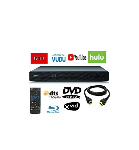 (Renewed) LG BPM25 Blu-ray Disc Player with Wired Streaming Services, 6FT HDMI Cable